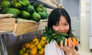 Tiệm trái cây sạch của Hiền