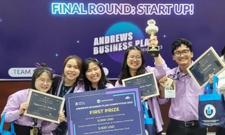 Công nghệ làm đẹp từ tổ yến giành giải Nhất cuộc thi ‘Andrews Business Plan Competition 2023’