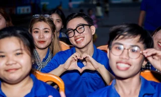 'Bùng cháy' đêm văn nghệ tình nguyện tại xã đảo Thạnh An