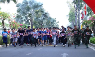 Đoàn viên, thanh niên Bệnh viện Quân y 175 hưởng ứng Ngày chạy vì sức khỏe toàn dân