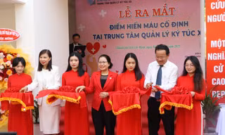 Khánh thành điểm hiến máu cố định cho sinh viên ĐHQG TP. HCM