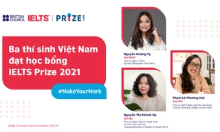 Ba đại diện xuất sắc của Việt Nam nhận học bổng IELTS Prize