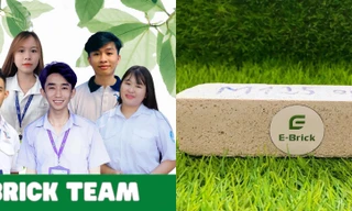 Gạch lọc không khí từ rác thải nhựa của nhóm bạn sinh viên Bình Dương