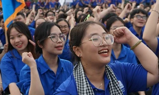 Những màn khởi động ‘cháy' hết mình của những sinh viên tình nguyện tại TP. HCM