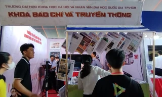 Tác phẩm của sinh viên được triển lãm tại Hội Báo toàn quốc 2024