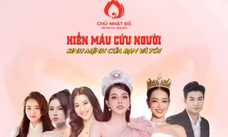 Dàn ca sĩ, người đẹp tham dự Ngày hội hiến máu ‘Chủ nhật Đỏ’ tại trường ĐH Văn Hiến ngày 3/12