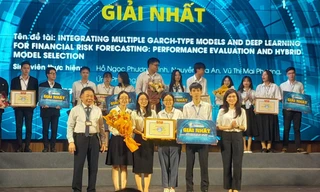 Nhóm sinh viên trường ĐH Quốc tế chinh phục giải cao tại cuộc thi 'Olympic Kinh tế lượng và ứng dụng'
