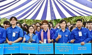 Đoàn viên, sinh viên TP. HCM hào hứng tham dự Hội trại truyền thống ‘Tự hào nòi giống Tiên Rồng’