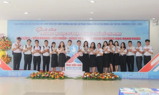 Anh Nguyễn Khánh Tùng tái đắc cử Chủ tịch Hội Sinh viên Việt Nam trường ĐH Sư phạm TPHCM