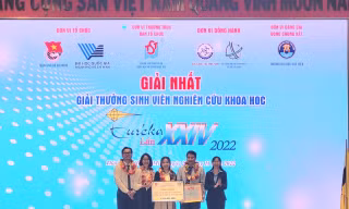 8 giải Nhất Giải thưởng Sinh viên nghiên cứu khoa học Euréka lần thứ 24 được vinh danh 