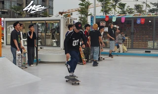 Lần đầu bộ môn trượt ván xuất hiện trong Lễ hội chào đón Năm mới tại TP. HCM