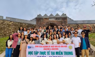Chuyến tham quan thực tế đáng nhớ của sinh viên trường ĐH An Giang