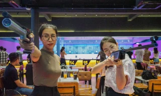 Rủ nhau đi xả strees ở các câu lạc bộ bắn súng hơi thể thao 