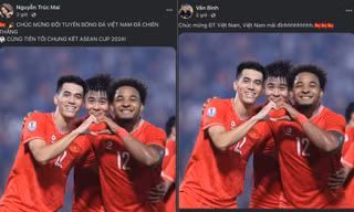 Bạn trẻ được truyền cảm hứng khi Đội tuyển bóng đá nam Việt Nam vào Chung kết ASEAN Cup 2024