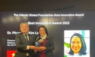 Nhà khoa học nữ duy nhất châu Á đoạt giải thưởng Quỹ Toàn cầu Hitachi