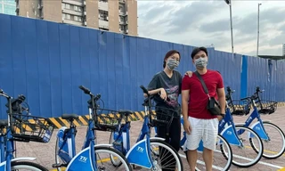 Bạn trẻ hào hứng khi TP. HCM thử nghiệm mô hình 'xe đạp công cộng' 