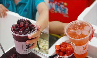 'Cơn sốt' trà dâu khiến giới trẻ ‘mê mệt’