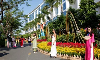 Hấp dẫn Hội hoa Xuân Phú Mỹ Hưng Tết Giáp Thìn 2024