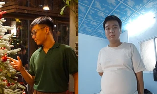 Nam sinh Nhân văn giảm thành công 20 kg trong vòng 6 tháng nhờ tập luyện và ăn uống khoa học