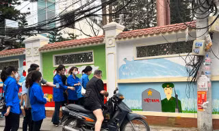 Thú vị Công trình thanh niên 'Màu ký ức'