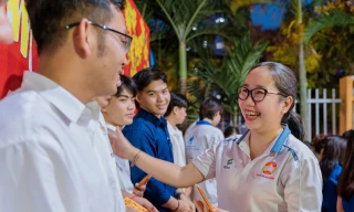 Sinh viên Lào, Campuchia tưng bừng đón Tết cổ truyền Việt Nam