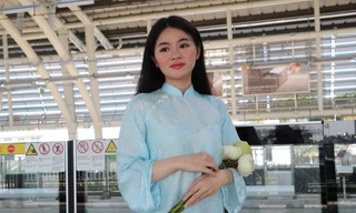 Bạn trẻ TP. HCM với trào lưu chụp ảnh áo dài tại tuyến Metro số 1