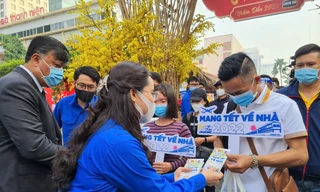 ‘Mang Tết về nhà’: Đưa 360 sinh viên về quê đón Tết