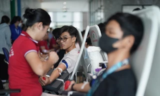 Bạn trẻ truyền truyền cảm hứng hiến máu cứu người tại Ngày hội ‘Chủ nhật Đỏ’ 