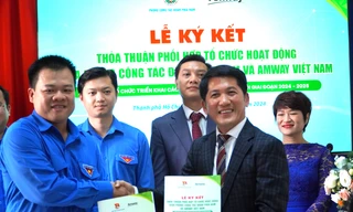 Phòng công tác Đoàn phía Nam và Công ty TNHH Amway Việt Nam ký kết thỏa thuận hợp tác giai đoạn 2024 – 2025