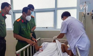 Trưởng công an xã bị chém trọng thương khi ngăn nhóm thanh niên đánh nhau