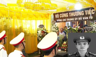 Truy thăng cấp bậc hàm cho chiến sỹ trẻ hy sinh khi đấu tranh với tội phạm