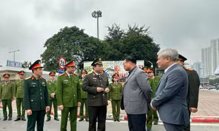 Giám đốc Công an Hà Nội kiểm tra phương án bảo vệ chuyến thăm của Tổng Bí thư, Chủ tịch Trung Quốc Tập Cận Bình