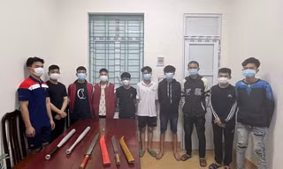  Nhóm ‘AE Nhà Báo Yên Thuỷ’ vác dao giải quyết mâu thuẫn 