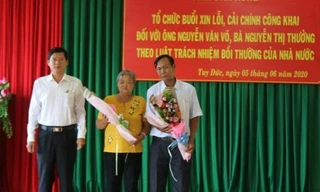 Vợ chồng cựu chiến binh bị kết án oan kiện đòi bồi thường gần 29 tỷ đồng