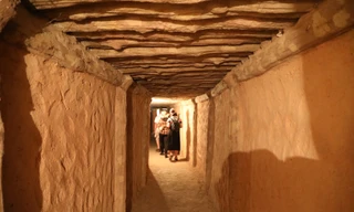 Lán ở và làm việc của Đại tướng Võ Nguyên Giáp tại khu di tích lịch sử Mường Phăng