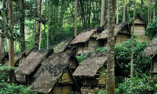 Một góc làng Baduy Dalam.