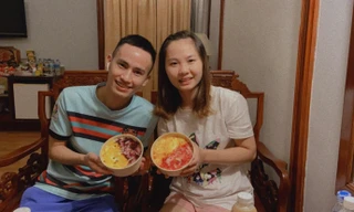 Vợ chồng anh Thành, chị Huệ hạnh phúc đời thường