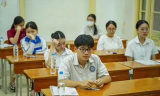 Học sinh Hà Nội thi tuyển sinh lớp 10. Ảnh: NGUYỄN ĐỨC