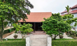 Khu lưu niệm tái hiện căn nhà cũ của gia đình Tổng Bí thư Lê Duẩn tại thôn Hậu Kiên, xã Triệu Thành, huyện Triệu Phong (Quảng Trị). Ảnh: Phạm Trường