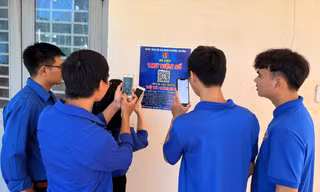 Mô hình “Thư viện số” của Đoàn phường An Bình (thị xã Buôn Hồ, tỉnh Đắk Lắk). Ảnh: N.T