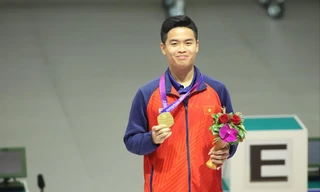 Xạ thủ Phạm Quang Huy giành tấm HCV nội dung 10m súng ngắn hơi nam tại ASIAD 19