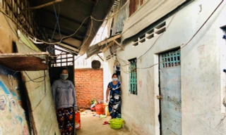 Khu nhà trọ của thương hồ chợ nổi Cái Răng