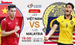 U23 Việt Nam sẽ đánh bại U23 Malaysia để vào Chung kết SEA Games 31?. Ảnh: Kiều Tú