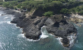 Danh thắng quốc gia gành Đá Dĩa ở huyện Tuy An, tỉnh Phú Yên