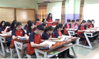 Học văn hóa trong trường nghề sẽ được giảm tải. Ảnh: Diệp An