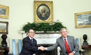 Thủ tướng Phan Văn Khải là Thủ tướng đầu tiên của nước Việt Nam thống nhất thăm chính thức Hoa Kỳ. Ảnh: TTXVN