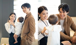 Gia đình ba người của nữ chính “Alice In Borderland” lần đầu ra mắt công chúng