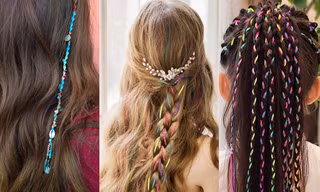 Muốn thêm sắc màu cho tóc nhưng không được nhuộm, thử ngay hairwrap!