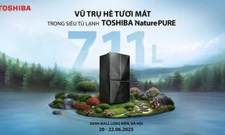 Toshiba thu hút gia đình Việt trải nghiệm tủ lạnh NaturePURE 711L mới tại AEON Mall