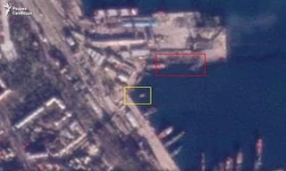 Thêm một tàu chiến Nga bị hư hại trong vụ Ukraine tấn công bán đảo Crimea?